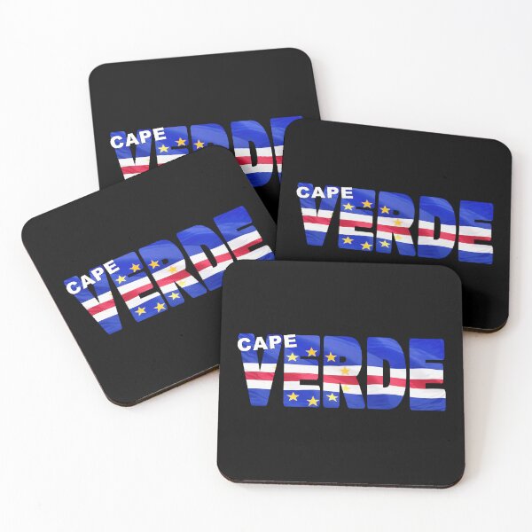 Item preview, CAPE VERDE - Flag Flying in Wind cut to Letters Souvenir Sticker Shirt designed and sold by Adam Gormley.
