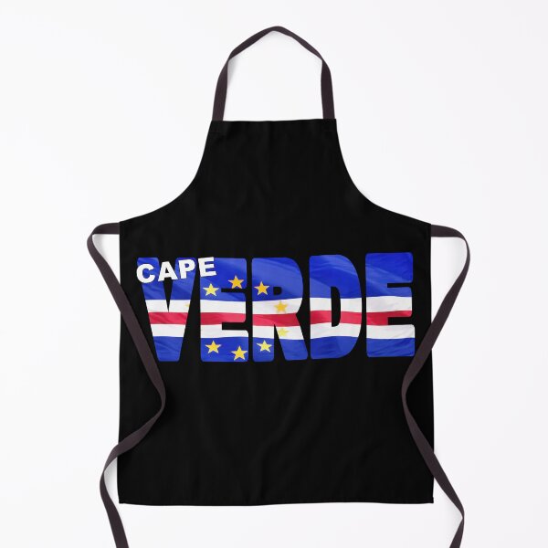 Item preview, CAPE VERDE - Flag Flying in Wind cut to Letters Souvenir Sticker Shirt designed and sold by Adam Gormley.
