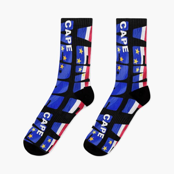 Item preview, CAPE VERDE - Flag Flying in Wind cut to Letters Souvenir Sticker Shirt designed and sold by Adam Gormley.