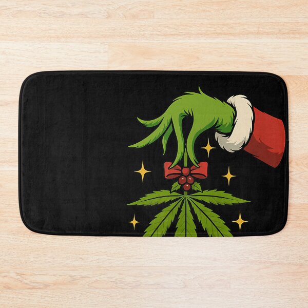 Item preview, Mistlestoned Weed Leaf Funny420 Stoner Christmas Cannabis designed and sold by broncosteam.