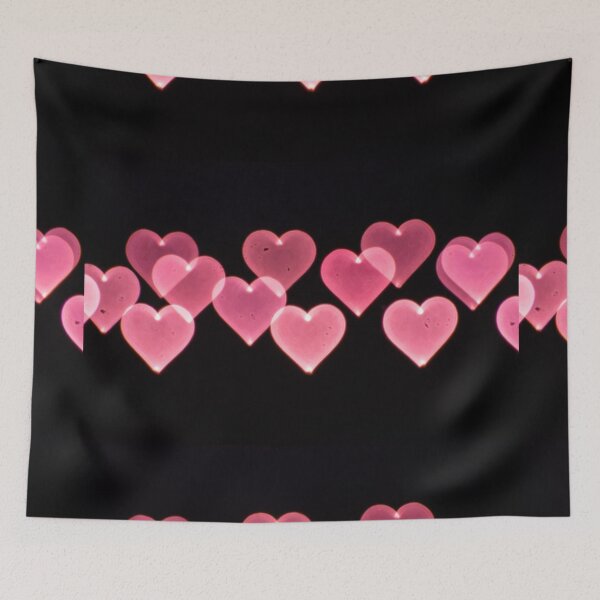 Item preview, Glowing Pink Neon Hearts designed and sold by SassyArtistry.