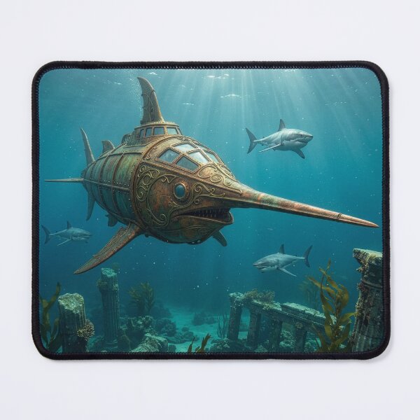 Item preview, Victorian Swordfish Submarine designed and sold by Tridentulus.