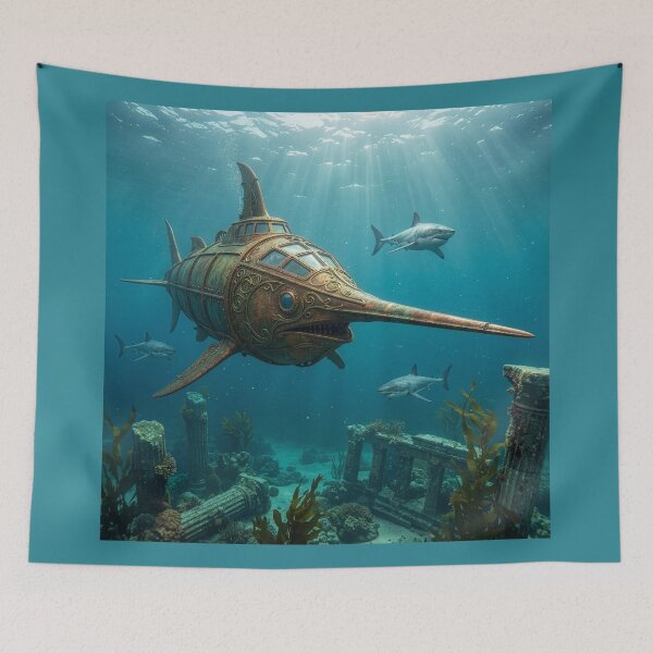 Item preview, Victorian Swordfish Submarine designed and sold by Tridentulus.