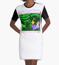 Hello Greenosuarus from the story Dreaming with Dinosaurs, The Book of Yawns, Adventure 1 Graphic T-Shirt Dress