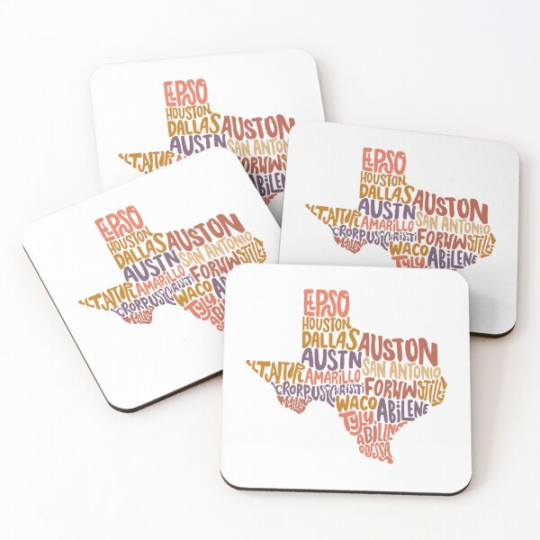 Item preview, Retro Texas map designed and sold by JIGUWORLD.