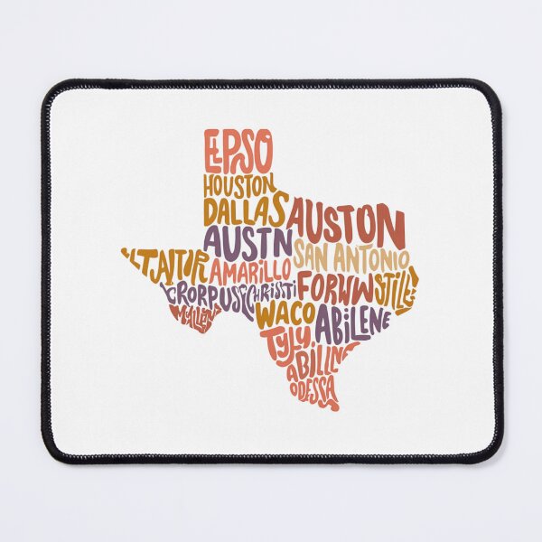 Item preview, Retro Texas map designed and sold by JIGUWORLD.