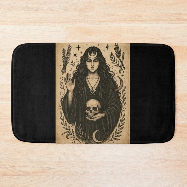 Item preview, SVT Moonbound Witch Familiar – Midnight Familiars Pagan Witchcraft Art designed and sold by SEVERTREND APPAREL .