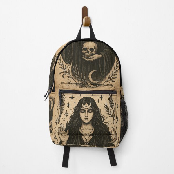 Item preview, SVT Moonbound Witch Familiar – Midnight Familiars Pagan Witchcraft Art designed and sold by SEVERTREND APPAREL .