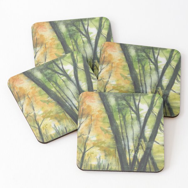 Item preview, Soft Canopy – Autumn Branches Watercolor designed and sold by Bjorn-Shop.