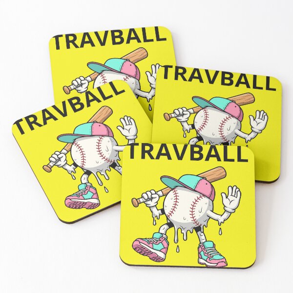 Item preview, Travball Throw. Catch. Repeat. – Funny Baseball Throw Ball designed and sold by ChameraDesign.