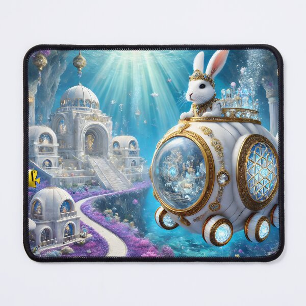 Item preview, Cyborg Rabbit and the Sacred Nautilus 12L1P173TH7 designed and sold by OsirizyahDesign.