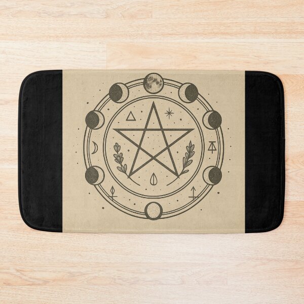Item preview, SVT Lunar Pentacle Circle – Midnight Familiars Pagan Witchcraft Sigil designed and sold by SEVERTREND APPAREL .