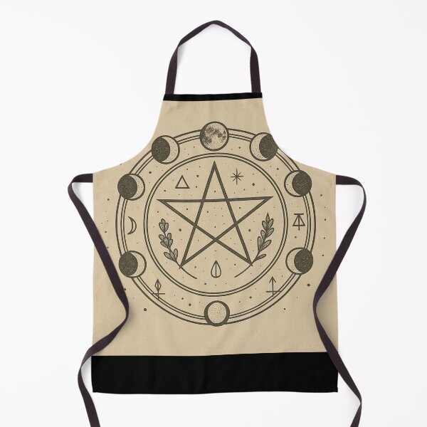 Item preview, SVT Lunar Pentacle Circle – Midnight Familiars Pagan Witchcraft Sigil designed and sold by SEVERTREND APPAREL .