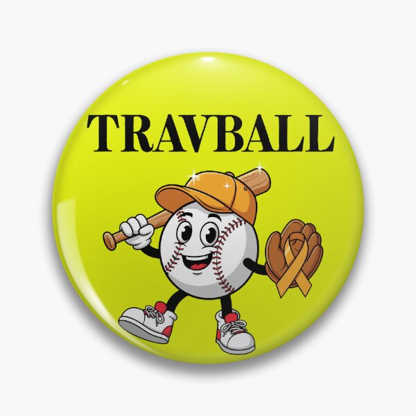 Item preview, Travball Throw. Catch. Repeat. – Funny Baseball Throw Ball designed and sold by ChameraDesign.