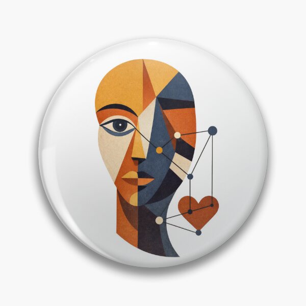 Item preview, Fragmented Self – Mid-Century Abstract Geometry designed and sold by DigitalDropArts .