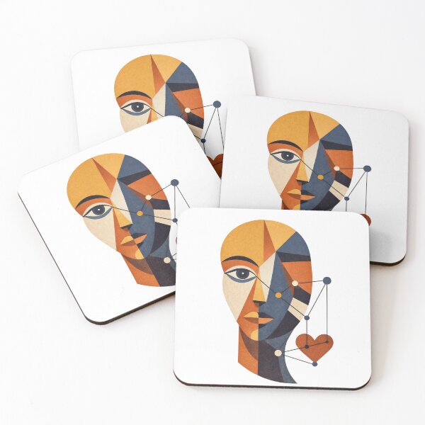 Item preview, Fragmented Self – Mid-Century Abstract Geometry designed and sold by DigitalDropArts .