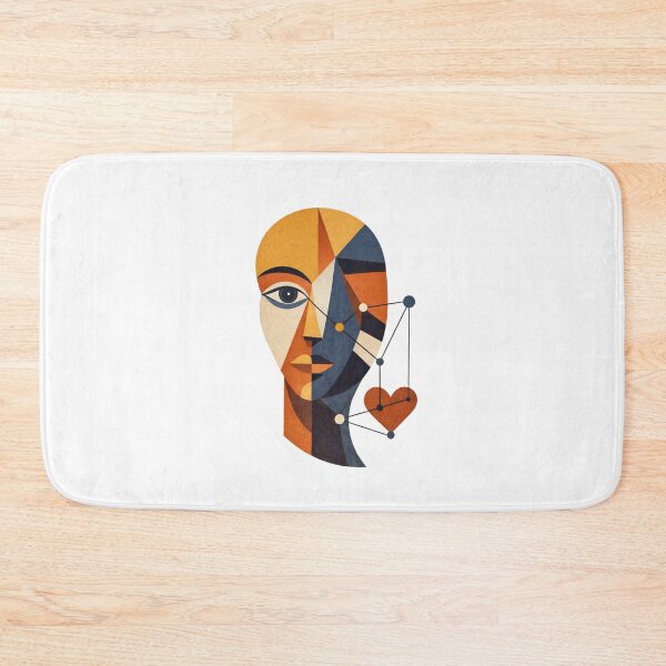 Item preview, Fragmented Self – Mid-Century Abstract Geometry designed and sold by DigitalDropArts .