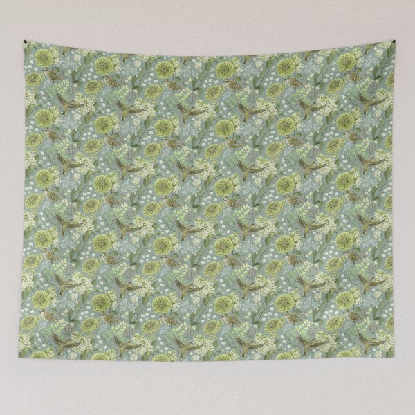 Item preview, Summer Greenfinches designed and sold by Kat Kraehen Art.