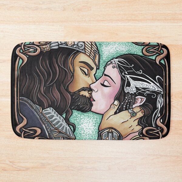 Item preview, Aragorn and Arwen kiss designed and sold by Lauren Eldridge-Murray.