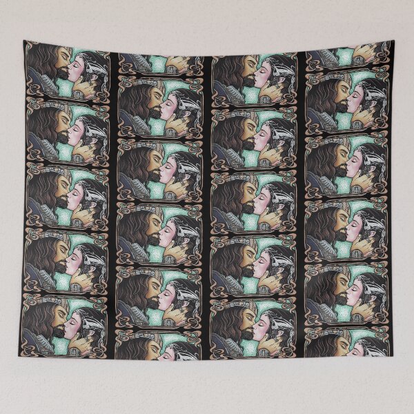 Item preview, Aragorn and Arwen kiss designed and sold by Lauren Eldridge-Murray.