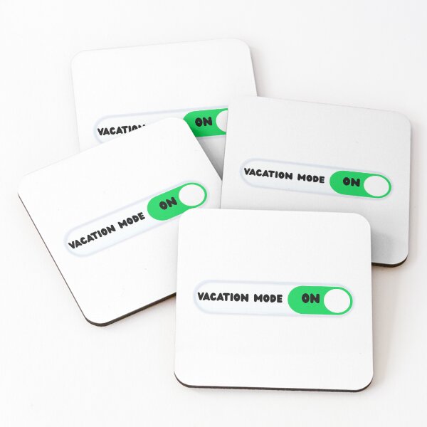 Item preview, Vacation Mode On Funny Summer Vacay Beach Vibes Switch Sticker designed and sold by Like it.