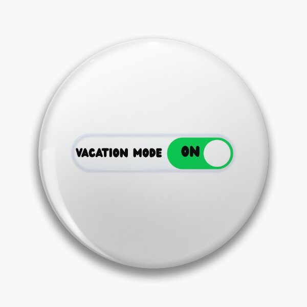 Item preview, Vacation Mode On Funny Summer Vacay Beach Vibes Switch Sticker designed and sold by Like it.