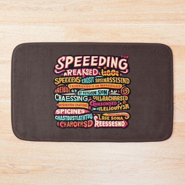Item preview, reasons for speeding designed and sold by NCNGDESIGN.