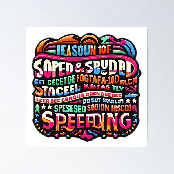 Item preview, reasons for speeding designed and sold by NCNGDESIGN.