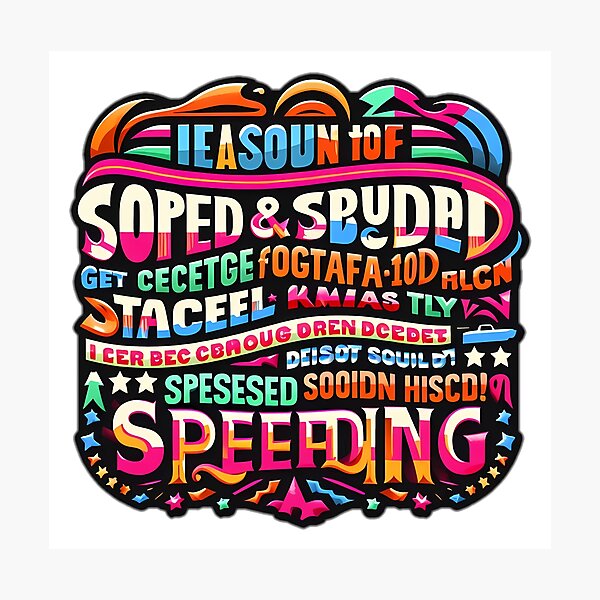 Item preview, reasons for speeding designed and sold by NCNGDESIGN.