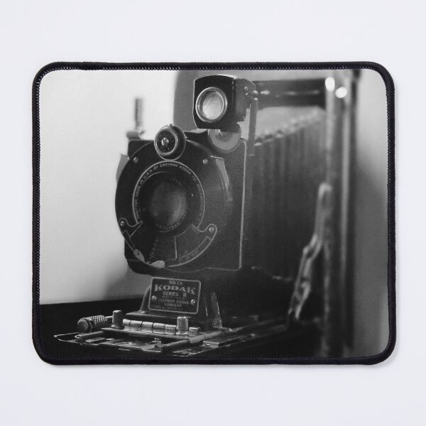 Item preview, Vintage Kodak Camera in Black and White – Antique Photography Still Life designed and sold by BlueRidgeBazaar.