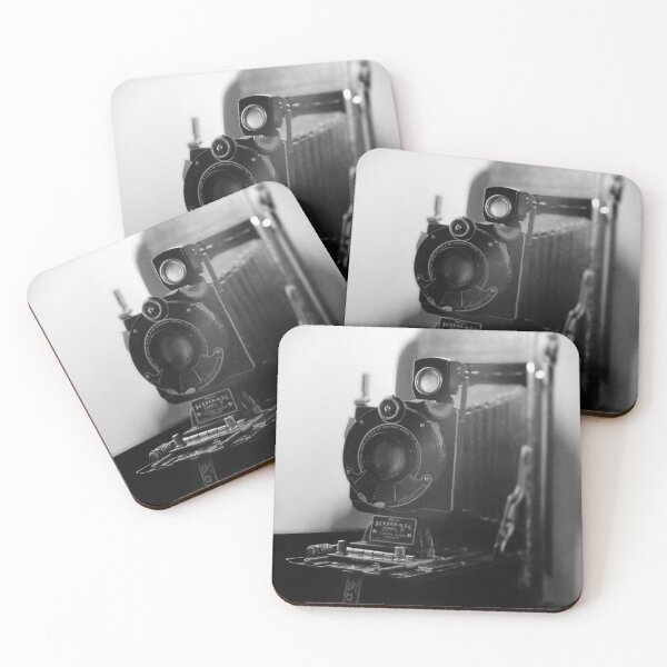 Item preview, Vintage Kodak Camera in Black and White – Antique Photography Still Life designed and sold by BlueRidgeBazaar.