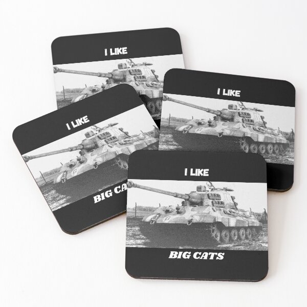 Item preview, WW2 - I Like Big Cats - Koenigstiger/Tiger 2 Tank designed and sold by TheHappyK.