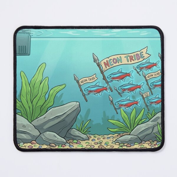 Item preview, Neon tetra tribe t shirt designed and sold by DSTANKS.
