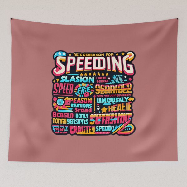 Item preview, reasons for speeding designed and sold by NCNGDESIGN.