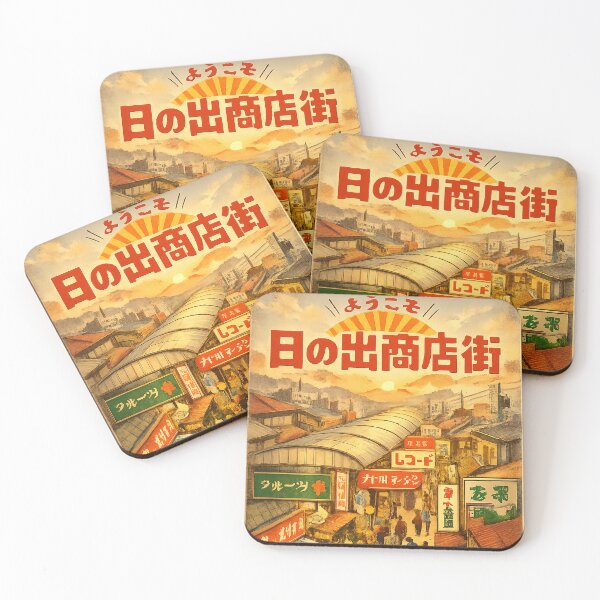 Item preview, Showa Retro Japanese Street Poster Art designed and sold by maaameee.
