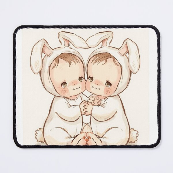 Item preview, Honey Bunny Twins ​Bunny Love Duo designed and sold by ZyVoAli.