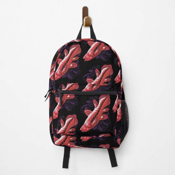 Item preview, Ancient Mariner Coelacanth - Crimson & Charcoal designed and sold by HexOne.