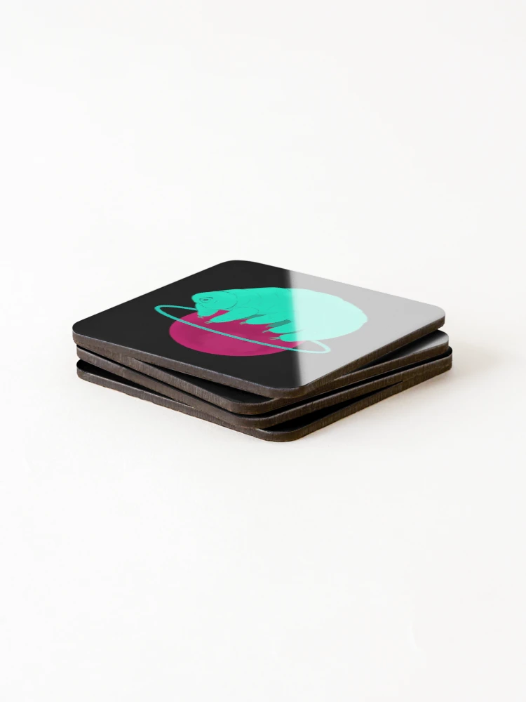 Thumbnail 4 of 5, Coasters (Set of 4), TARDIGRADE designed and sold by itshypernova.