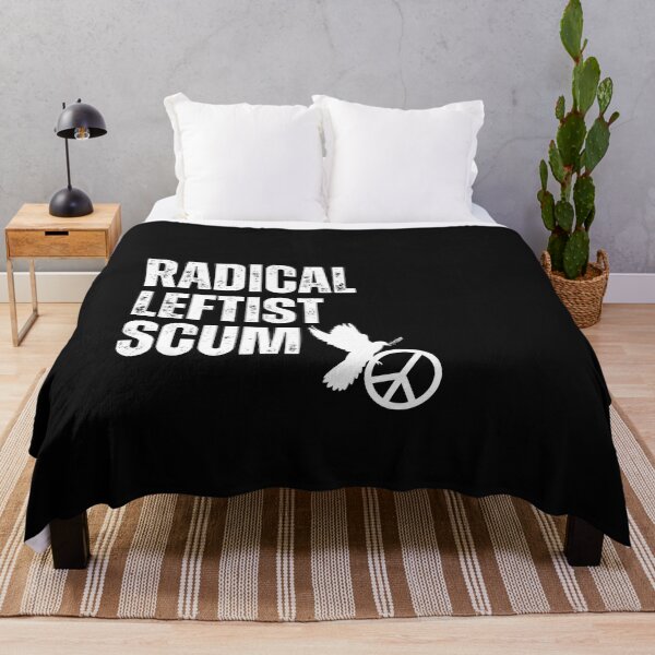 Item preview, Radical Leftist Scum Vote Blue Save Democracy Political Design designed and sold by EarthArtDesigns.