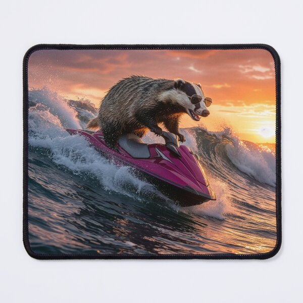 Item preview, Badger Rules the Waves designed and sold by Tridentulus.