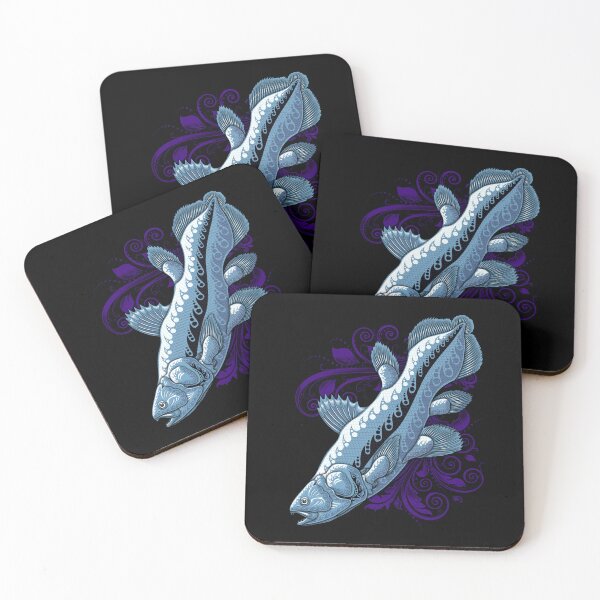 Item preview, Twilight Zone Coelacanth - Cobalt Blue Marine designed and sold by HexOne.