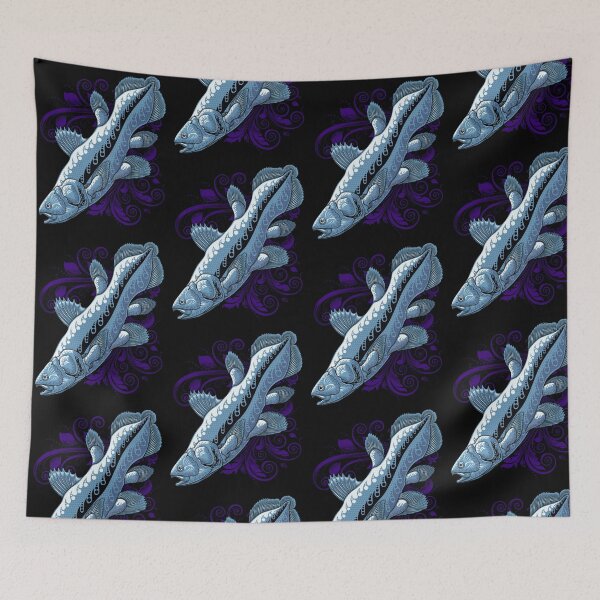 Item preview, Twilight Zone Coelacanth - Cobalt Blue Marine designed and sold by HexOne.