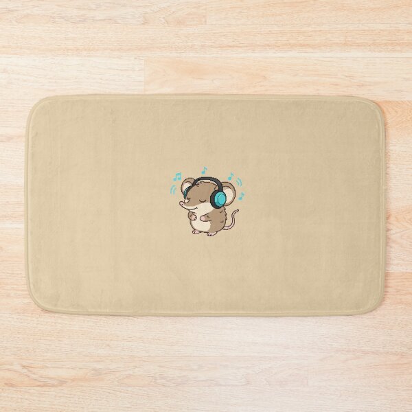 Item preview, Cute animal Elephant Shrew listening to music in the pixel world! designed and sold by Virtual-Studio-Geebaki.