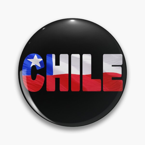 Item preview, CHILE - Flag Flying in Wind cut to Letters Souvenir Sticker Shirt designed and sold by Adam Gormley.
