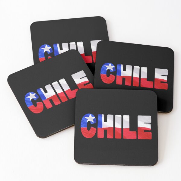 Item preview, CHILE - Flag Flying in Wind cut to Letters Souvenir Sticker Shirt designed and sold by Adam Gormley.