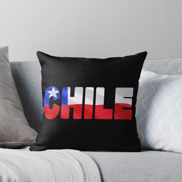 Item preview, CHILE - Flag Flying in Wind cut to Letters Souvenir Sticker Shirt designed and sold by Adam Gormley.