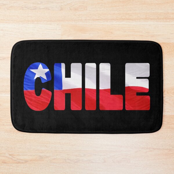 Item preview, CHILE - Flag Flying in Wind cut to Letters Souvenir Sticker Shirt designed and sold by Adam Gormley.