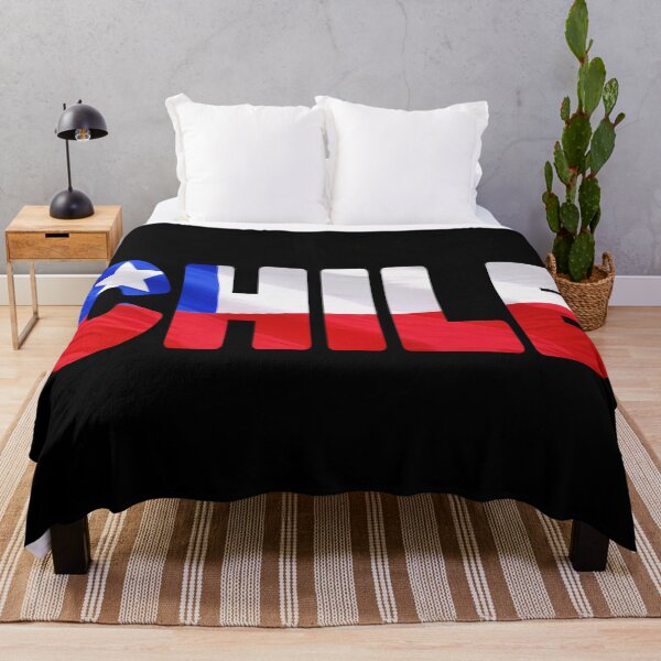 Item preview, CHILE - Flag Flying in Wind cut to Letters Souvenir Sticker Shirt designed and sold by Adam Gormley.