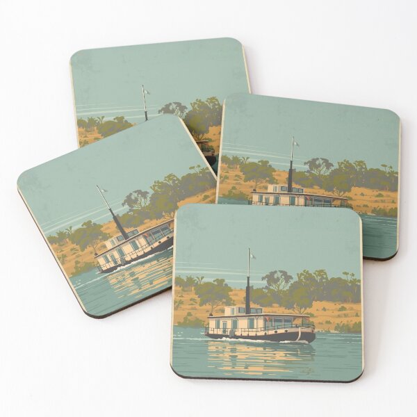 Item preview, Murray River – Houseboat Vintage  designed and sold by PamLeeDesign.