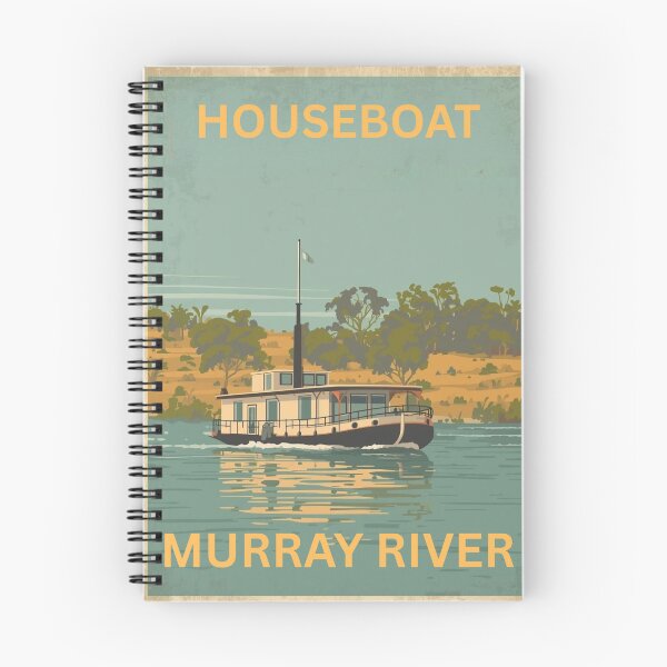 Item preview, Murray River – Houseboat Vintage  designed and sold by PamLeeDesign.
